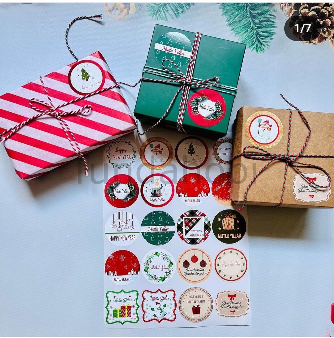 Yeni Yıl Sticker (20'li)