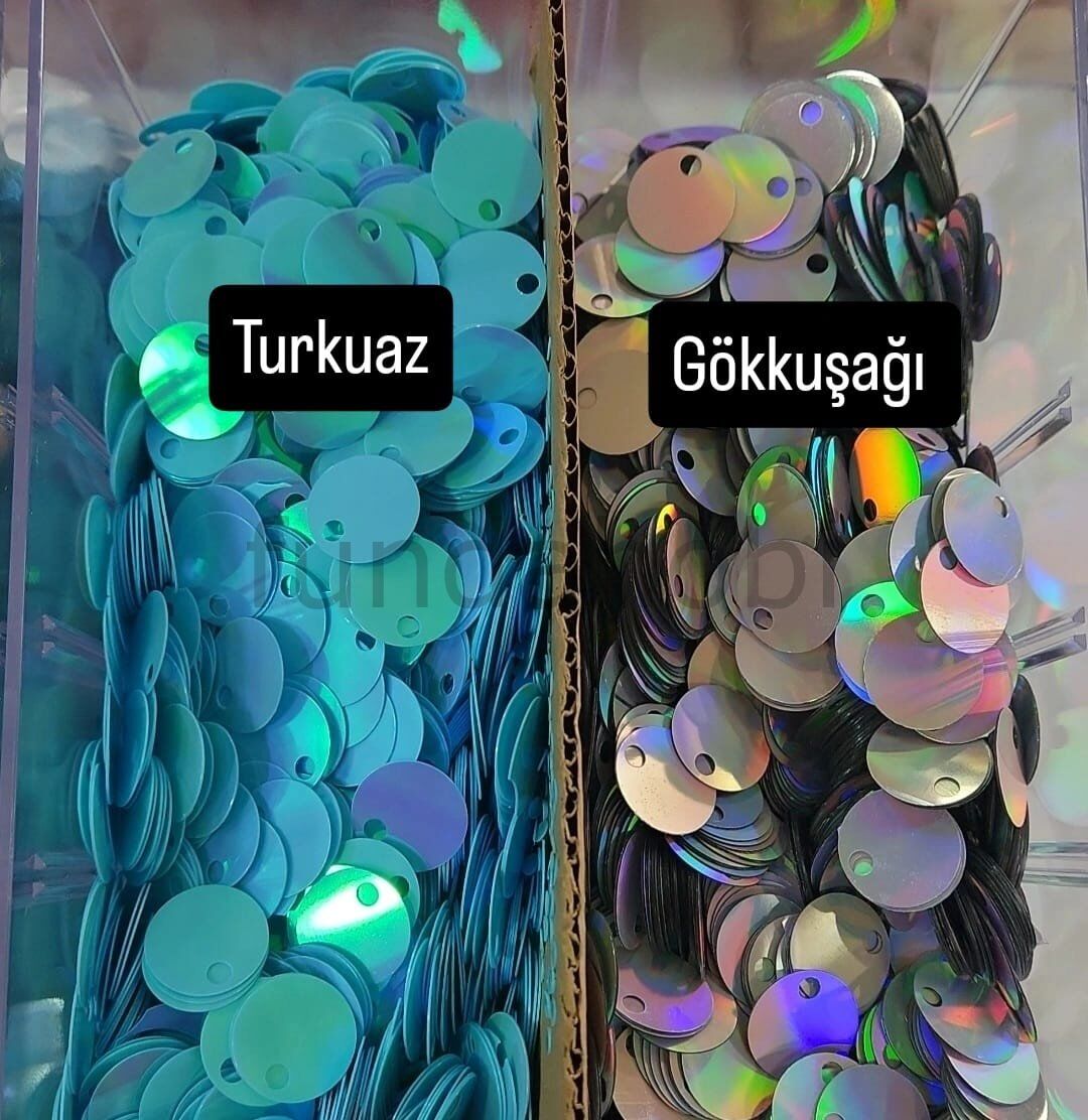 Çanta Supla Pulları 20 mm (2 cm) Gökkuşağı
