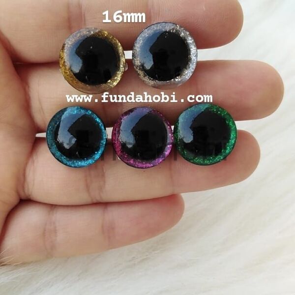 Gri Simli Göz (16mm-18mm-20mm)-YENİ 16MM