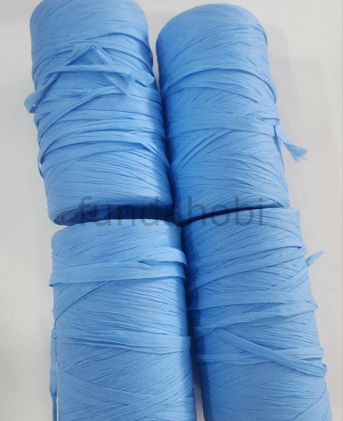 Yerli Batik Rafya (4 adet) - Açıkmavi