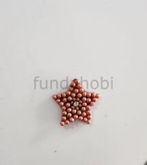 Boncuklu Yıldız 4x4 cm