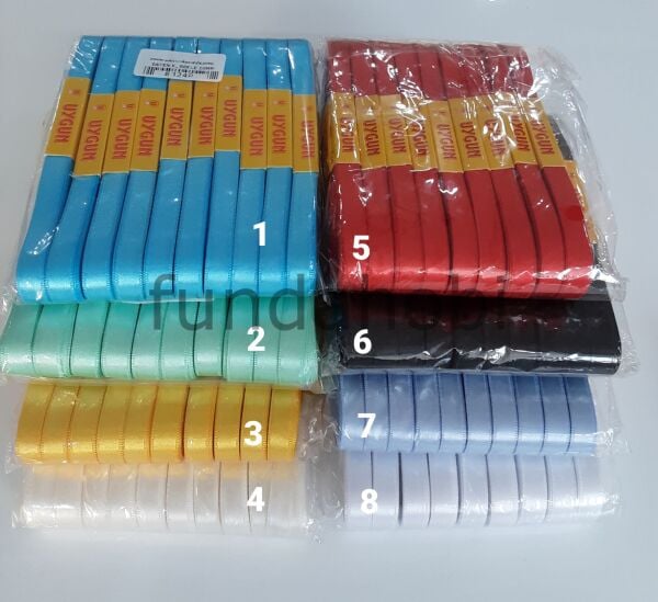 Saten Kurdele 1 cm 3-NOLU