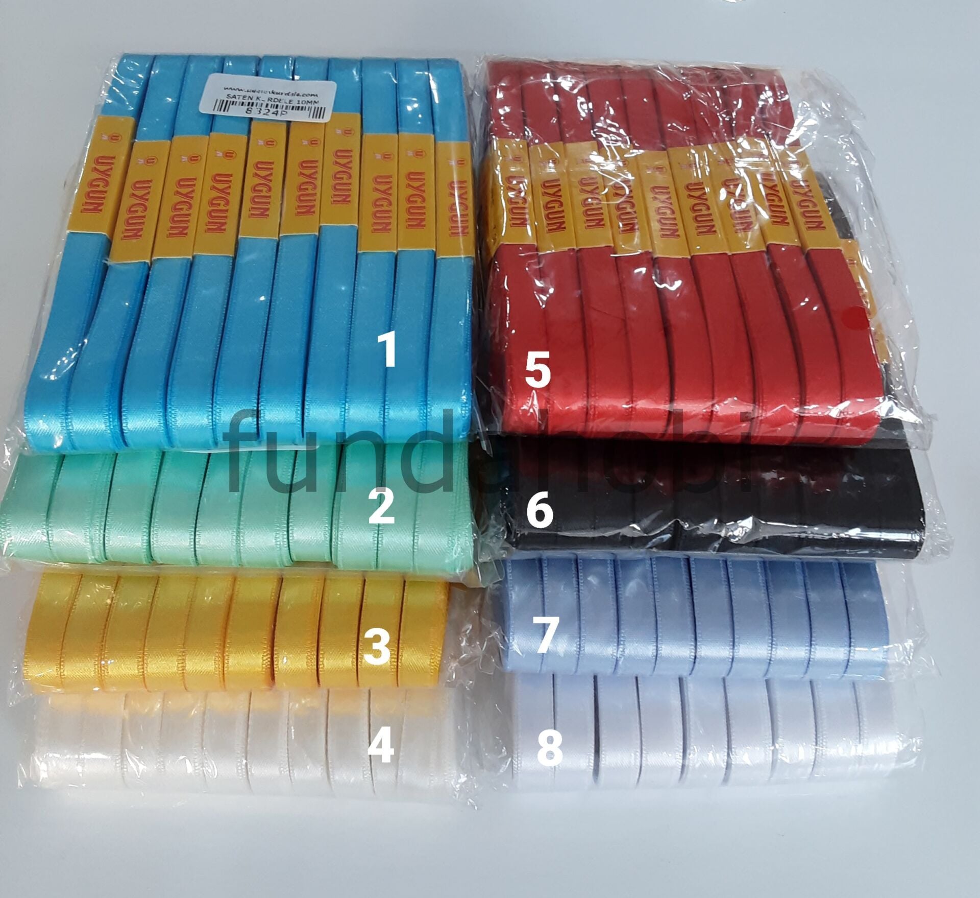 Saten Kurdele 1 cm 1-NOLU