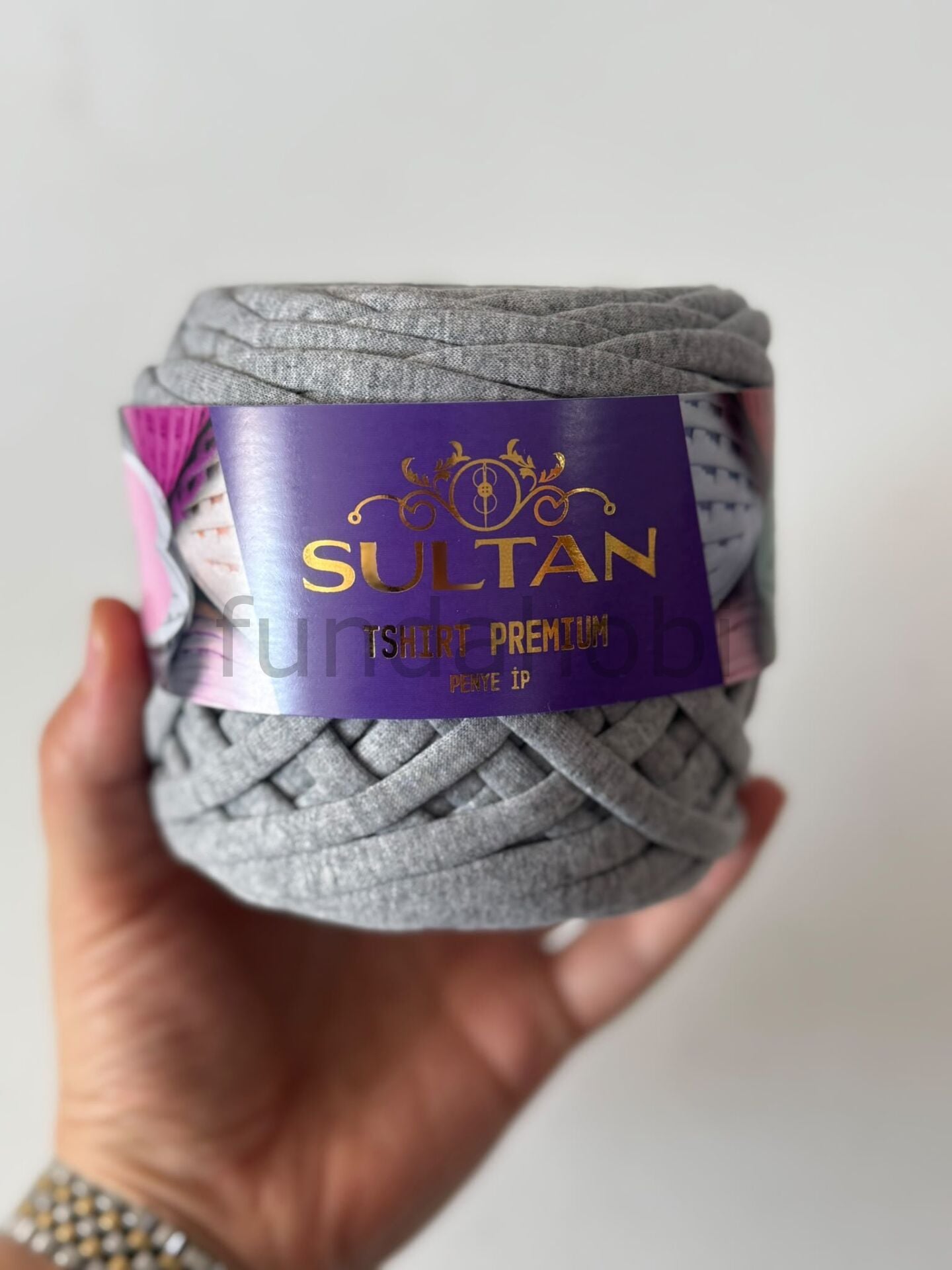 Sultan Tshirt Premium Penye İp (250 gr) Gri-1010