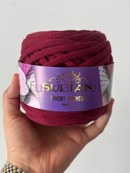 Sultan Tshirt Premium Penye İp (250 gr) Bordo-1003