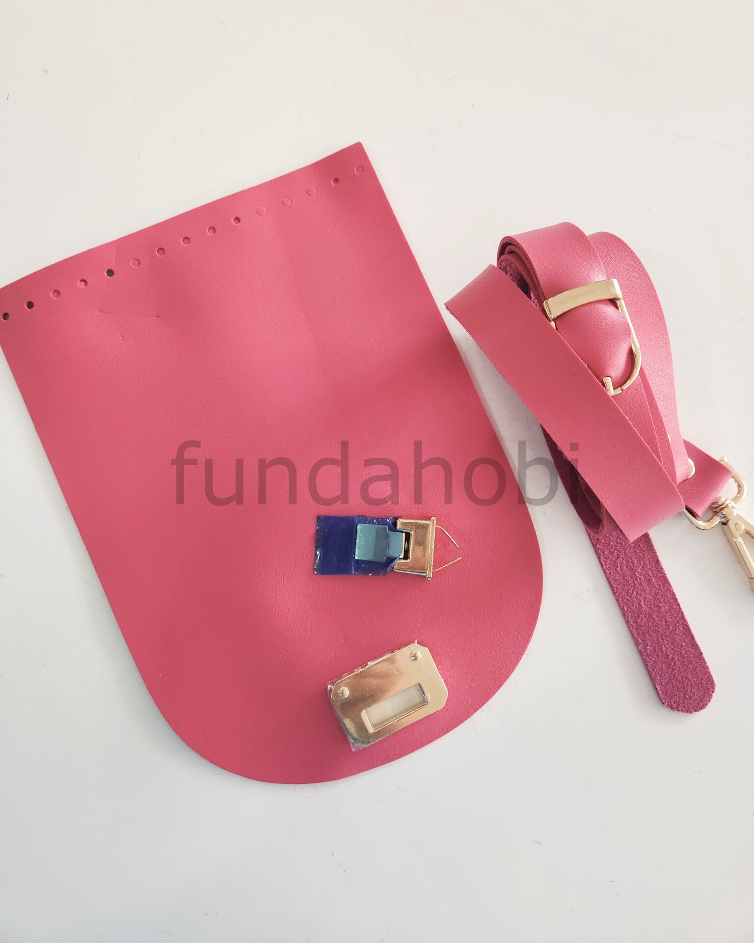 Çanta Kapağı Klasık Set-Fuşya