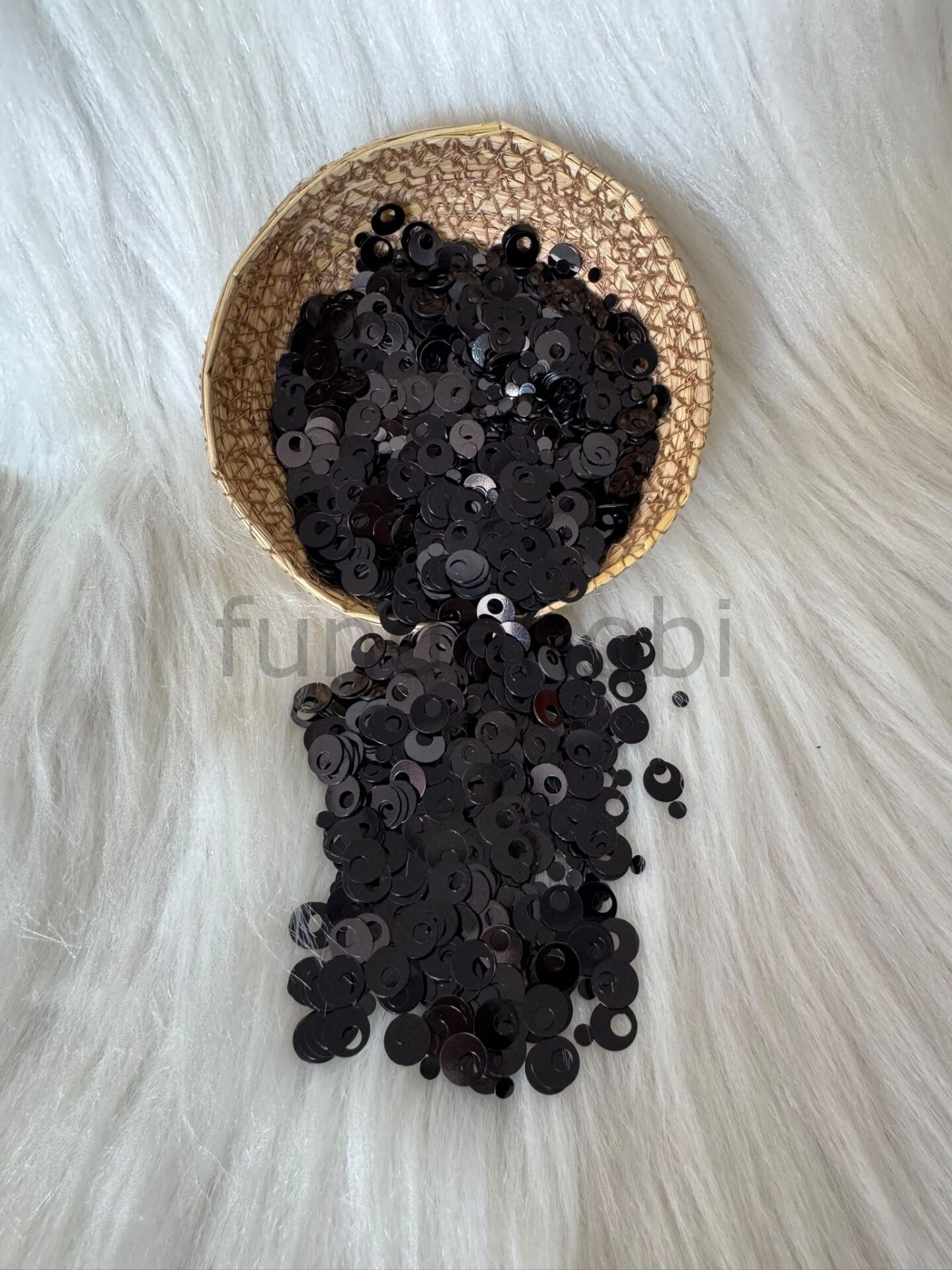 Pul Payet 10 mm / Çanta Patik Süsleme Pulu 20gr SİYAH