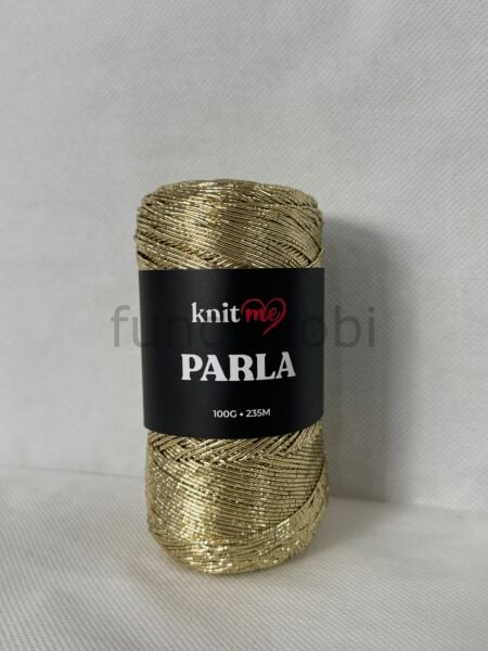 Knit Me Parla Metalik Parlak Örgü İpi (100g / 235m) Lacivert