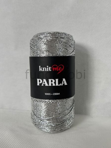 Knit Me Parla Metalik Parlak Örgü İpi (100g / 235m) Lacivert