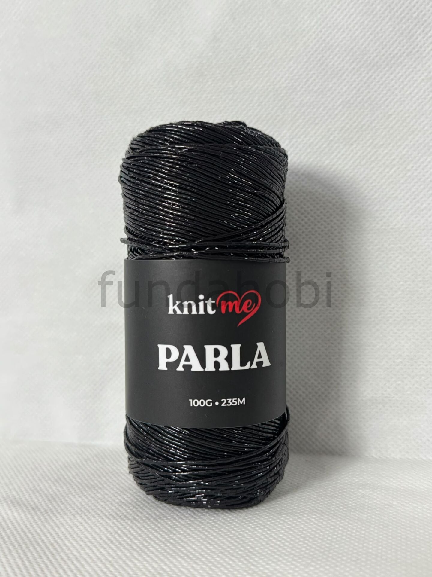 Knit Me Parla Metalik Parlak Örgü İpi (100g / 235m) SİYAH