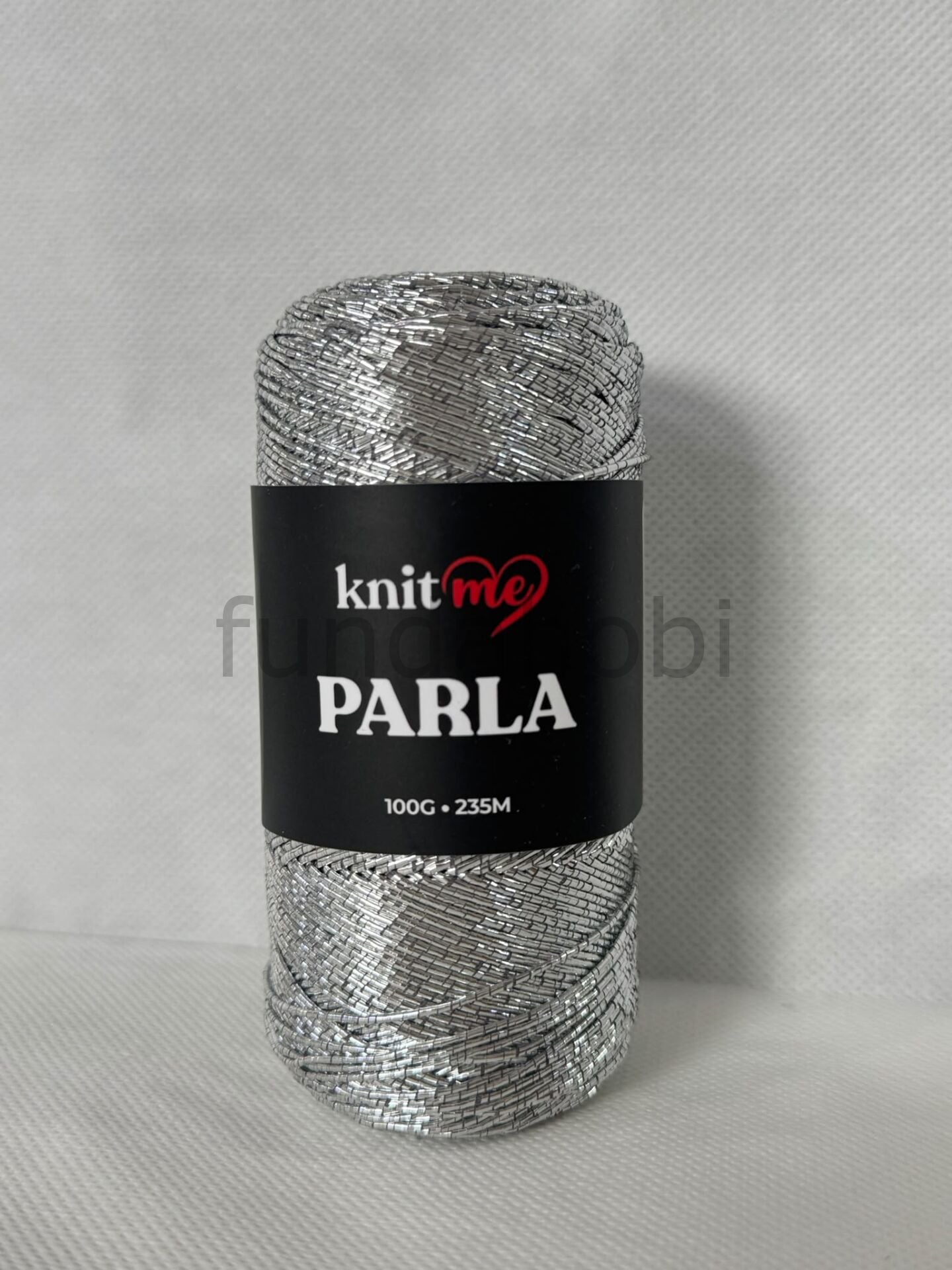 Knit Me Parla Metalik Parlak Örgü İpi (100g / 235m) GÜMÜŞ