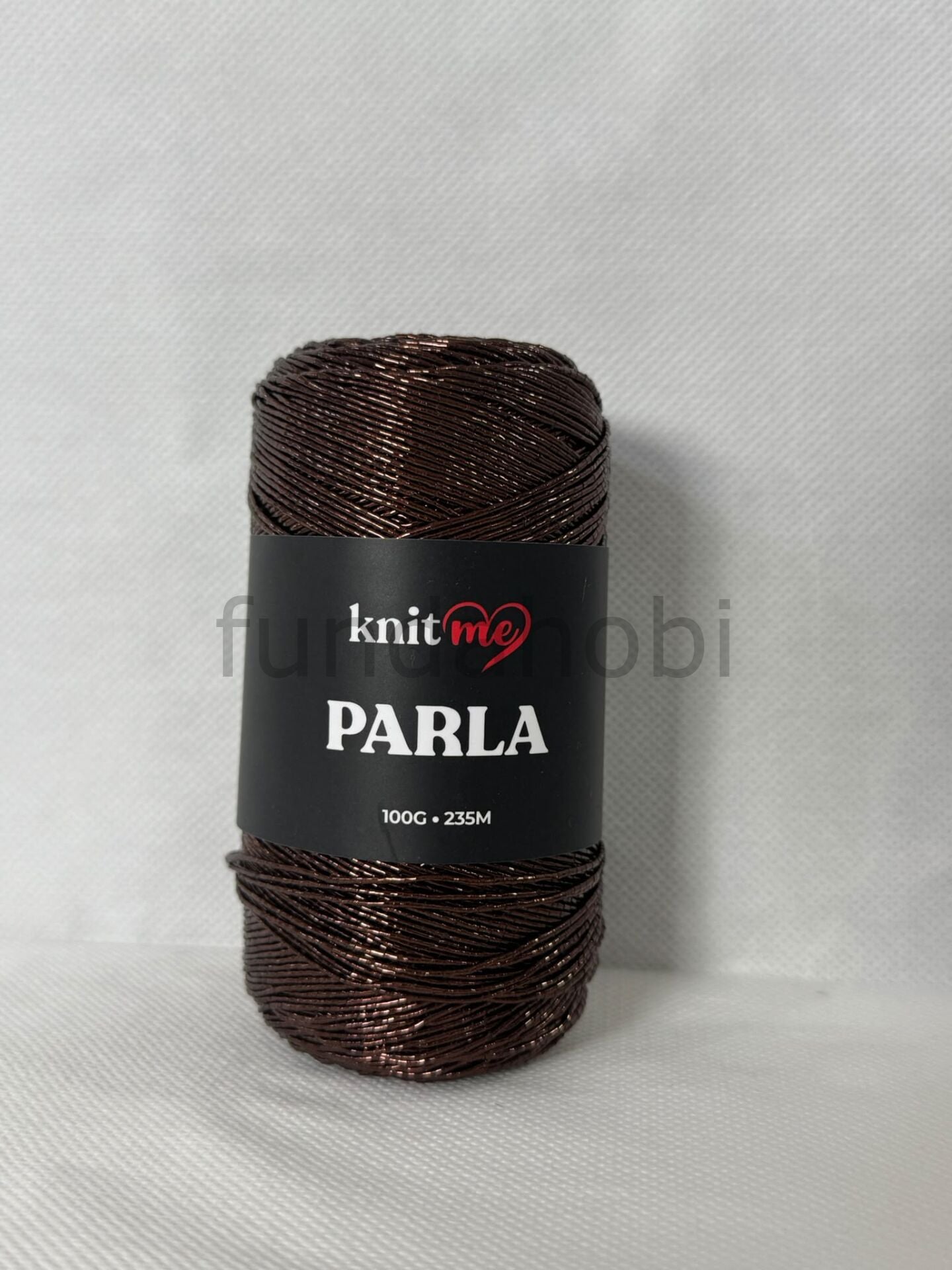 Knit Me Parla Metalik Parlak Örgü İpi (100g / 235m) KAHVERENGİ