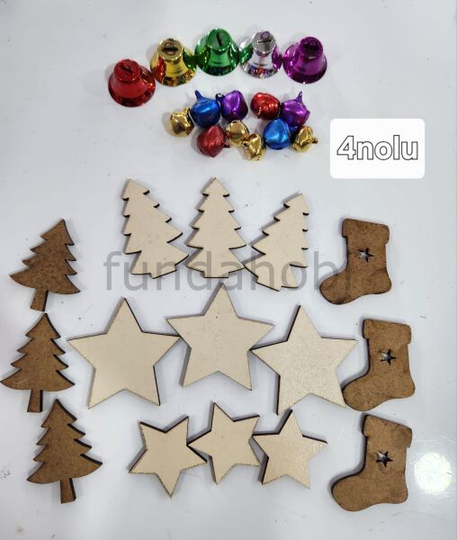 YILBAŞI SÜSLERİ-HAM AHŞAP