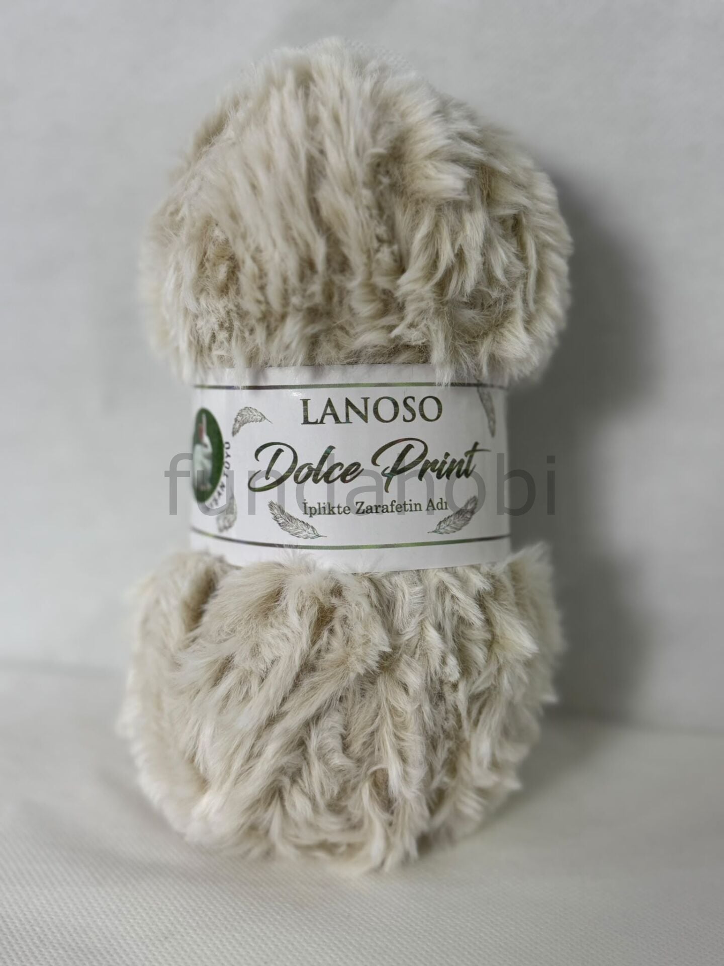 Lanoso Dolce Print Kendinden Desenli Tavşan Tüyü El Örgü İpi 795.CARAMEL PRINT