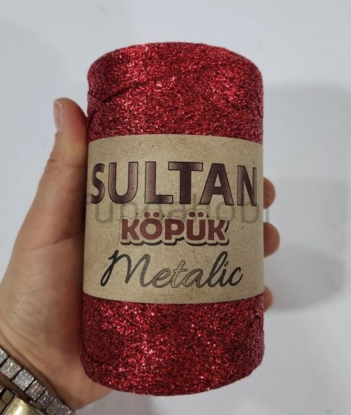Sultan Köpük Metalik İp FUŞYA
