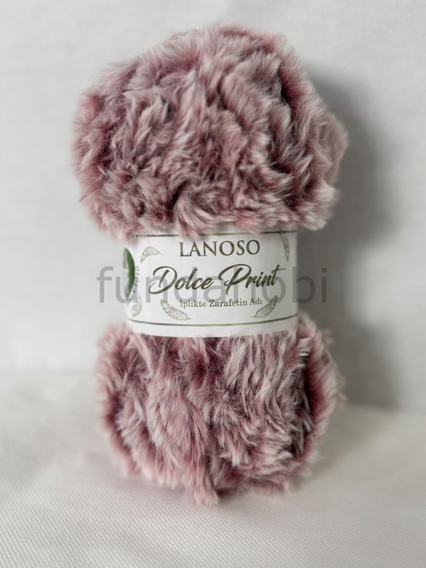 Lanoso Dolce Print Kendinden Desenli Tavşan Tüyü El Örgü İpi 726.PINK PRINT