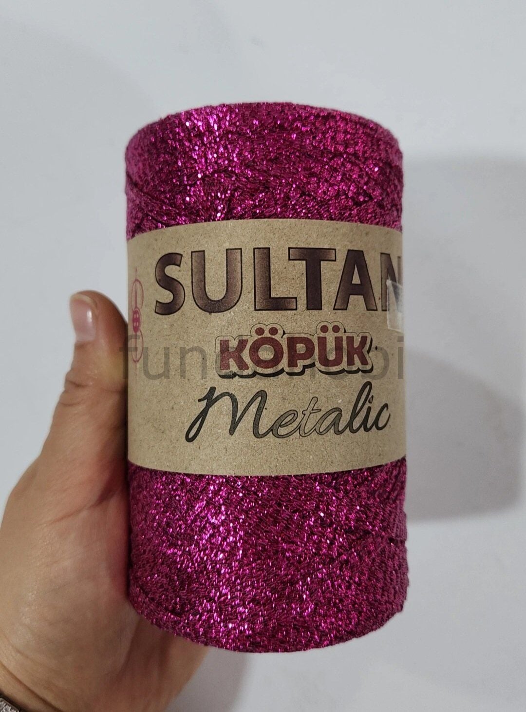 Sultan Köpük Metalik İp Kırmızı