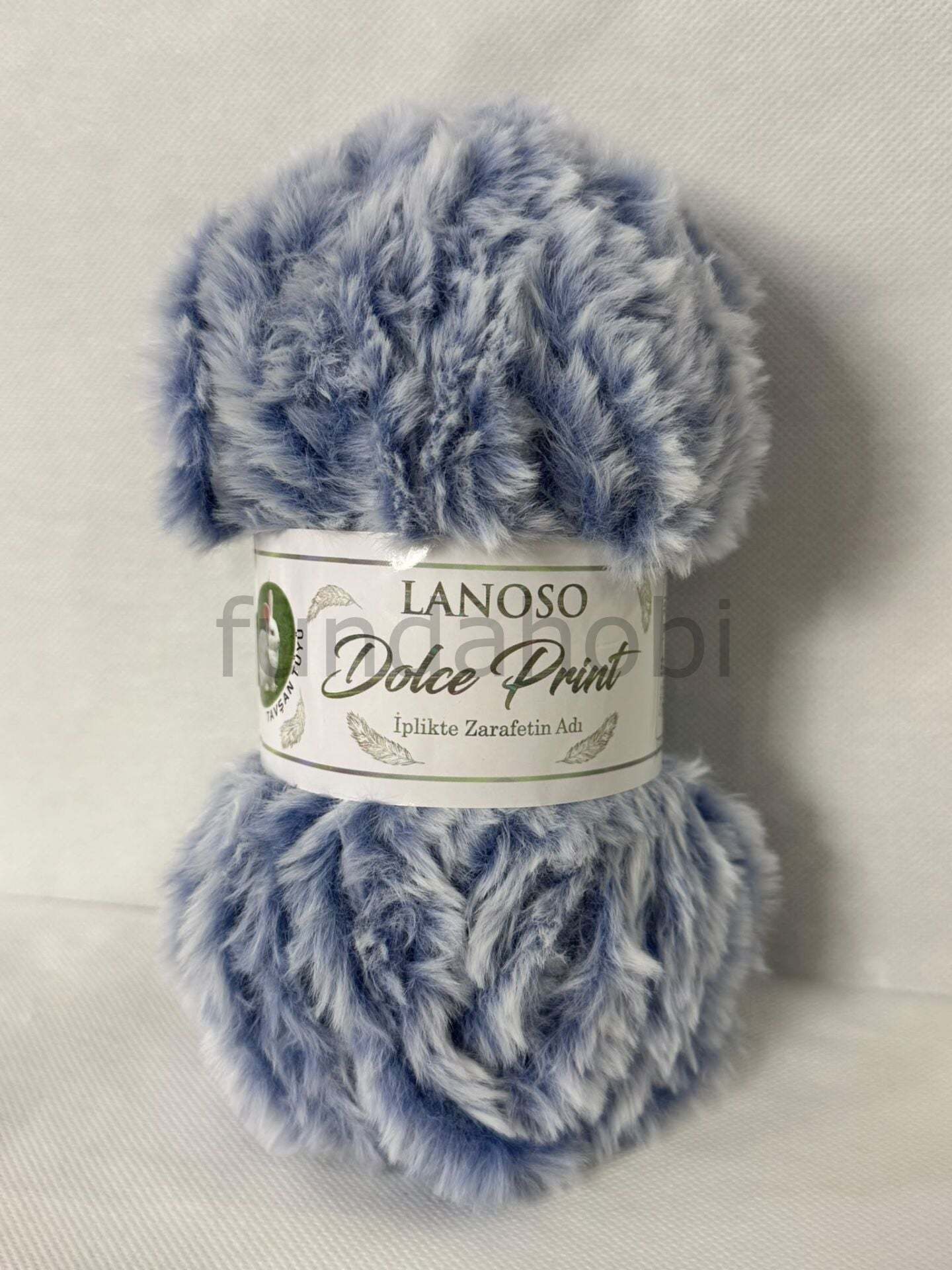 Lanoso Dolce Print Kendinden Desenli Tavşan Tüyü El Örgü İpi 793.SKY PRINT