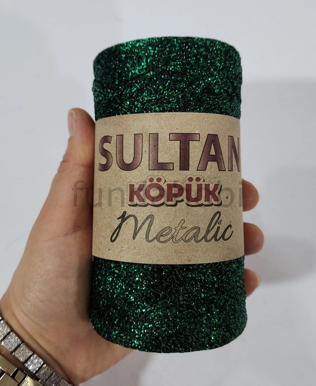 Sultan Köpük Metalik İp YEŞİL