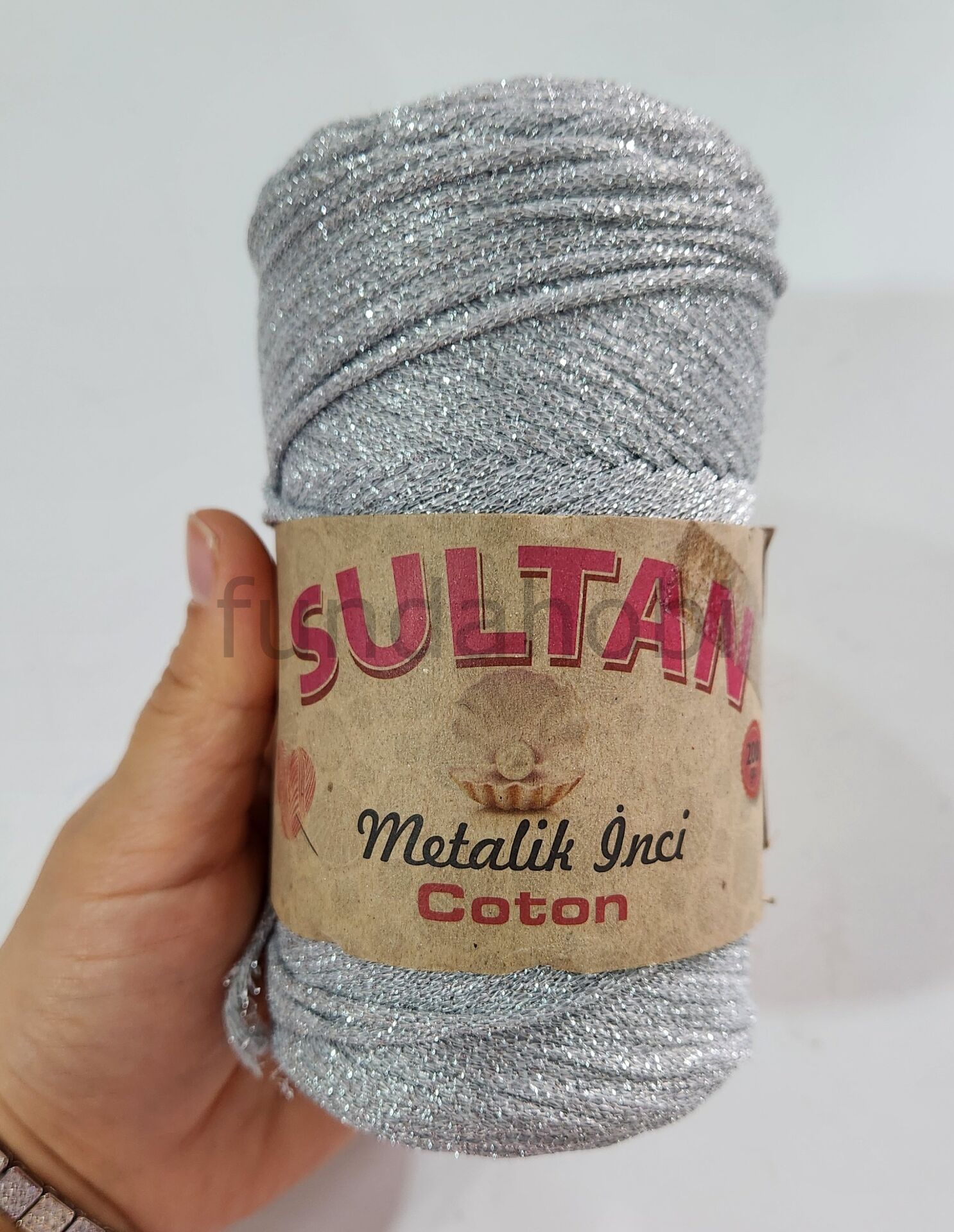 Sultan Metalik İnci Cotton İp 10-NOLU