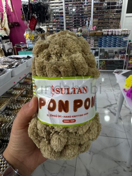 Sultan PonPon İp (Dut İp) 932 Bej