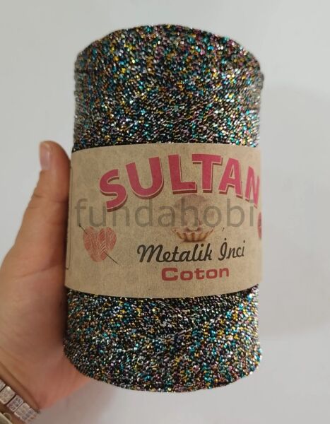 Sultan Metalik İnci Cotton İp 12-NOLU
