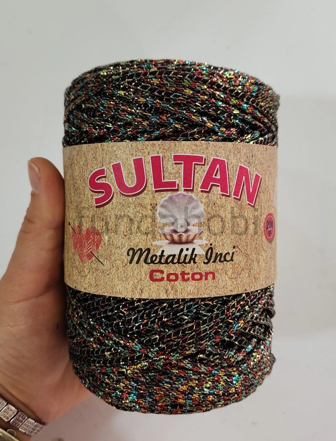 Sultan Metalik İnci Cotton İp 13-NOLU