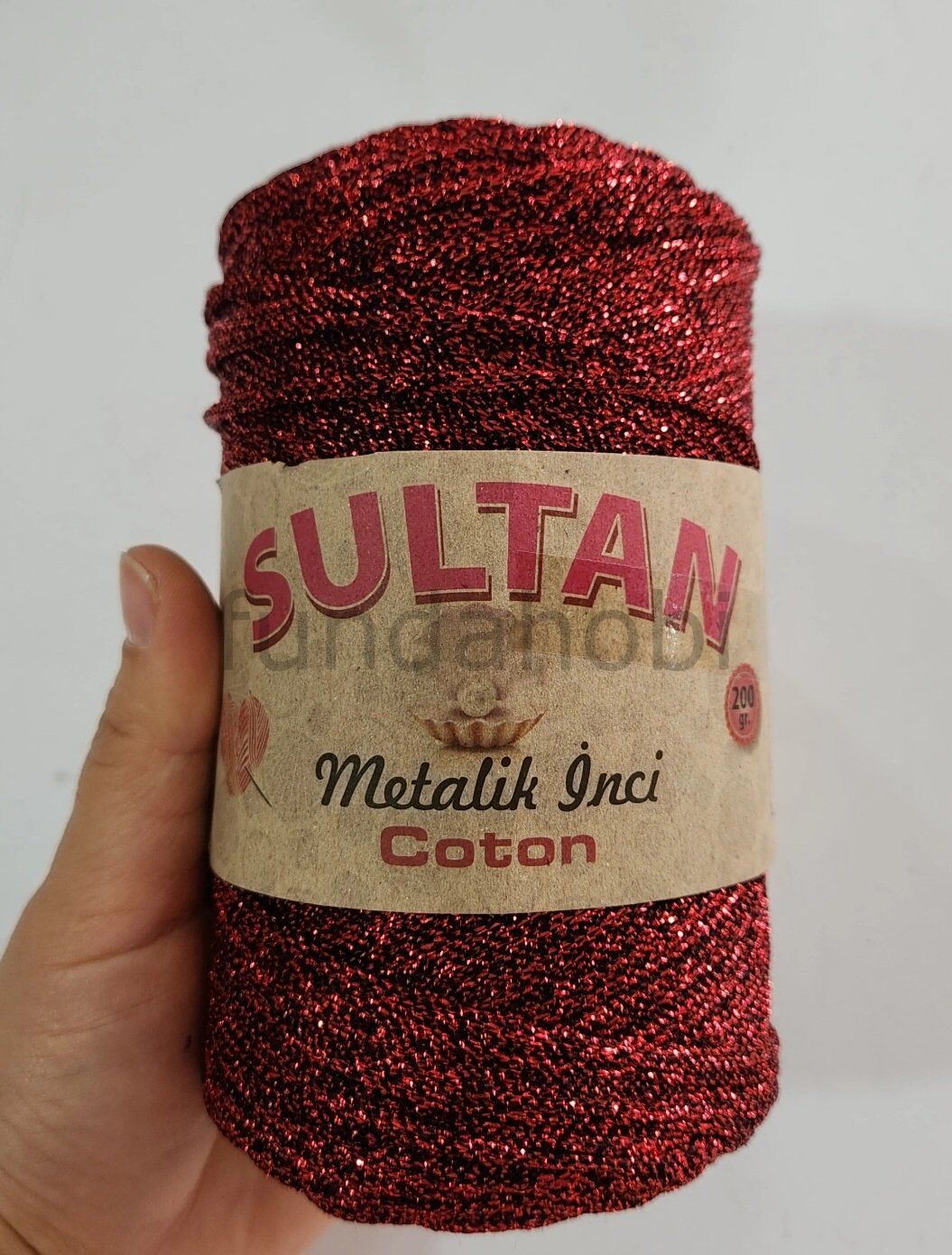 Sultan Metalik İnci Cotton İp 19-NOLU