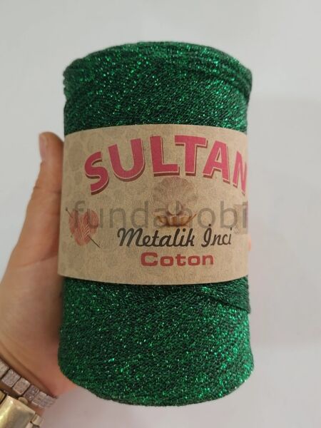 Sultan Metalik İnci Cotton İp 2-NOLU
