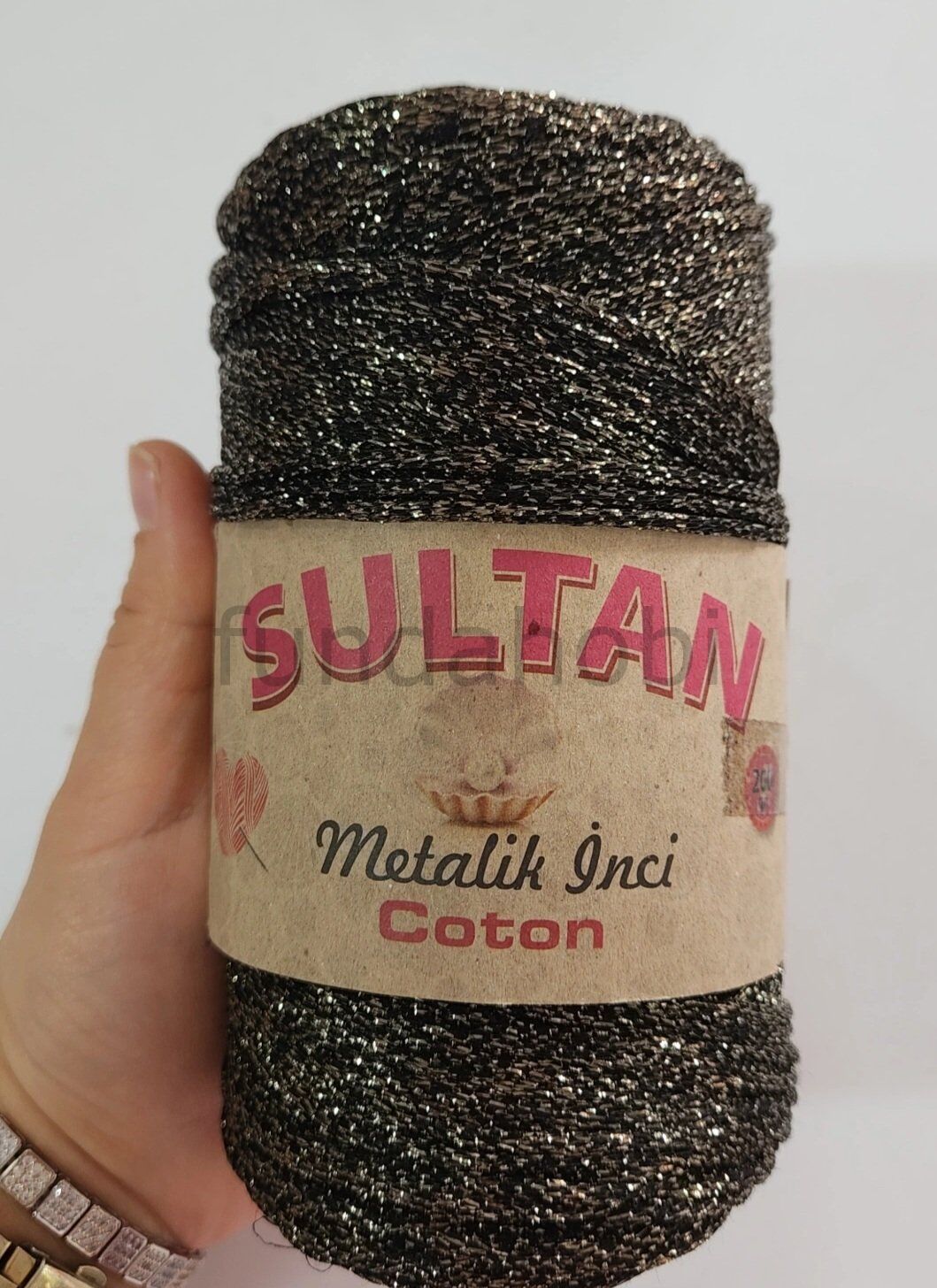 Sultan Metalik İnci Cotton İp 3-NOLU
