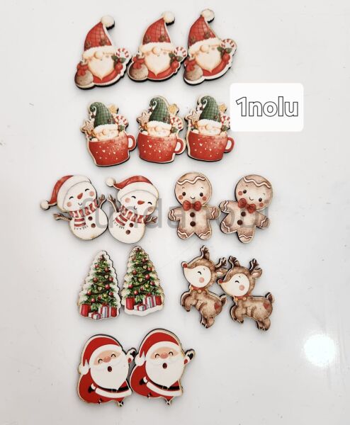 YILBAŞI SÜSLERİ-BASKILI AHŞAP