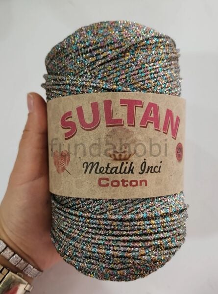 Sultan Metalik İnci Cotton İp Sultan Metalik İnci Cotton İp