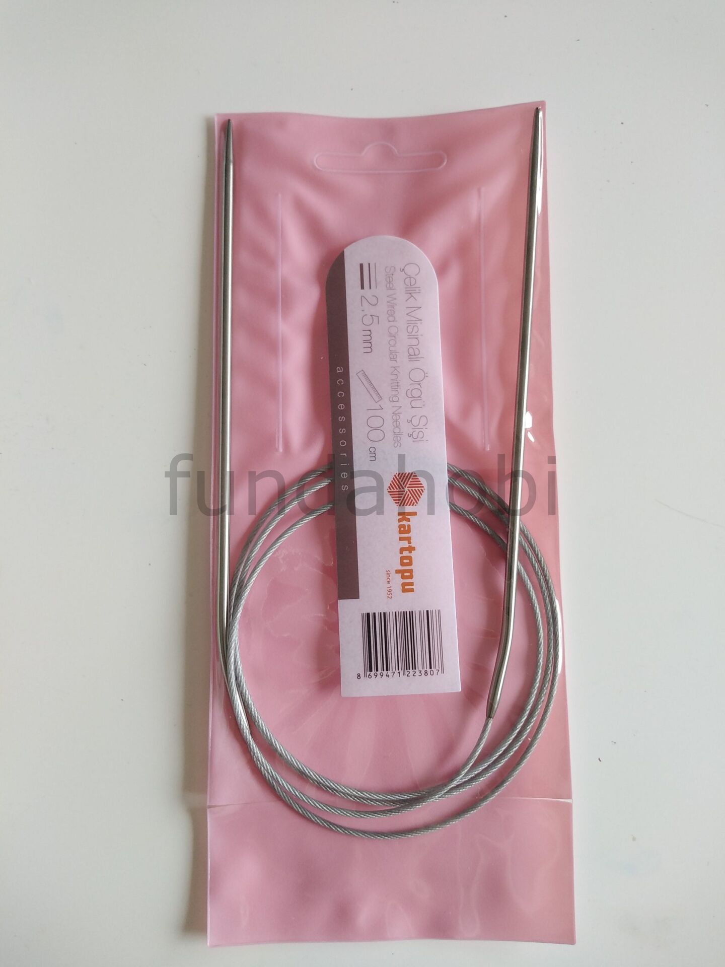 2.5 MM  KARTOPU ÇELİK  MİSİNALI ŞİŞ