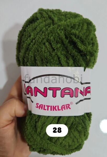 Saltıklar Lantana (Peluş İp) Beyaz-53