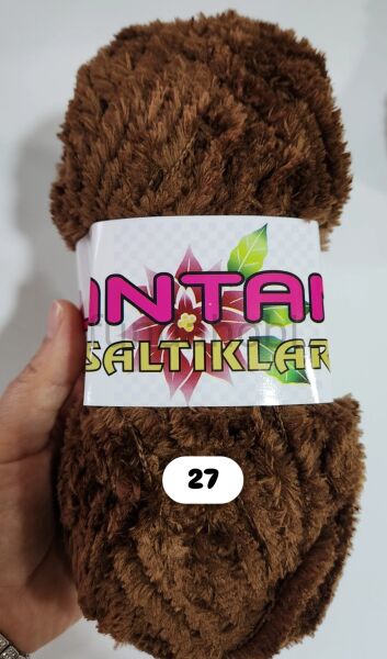 Saltıklar Lantana (Peluş İp) Kahve-27