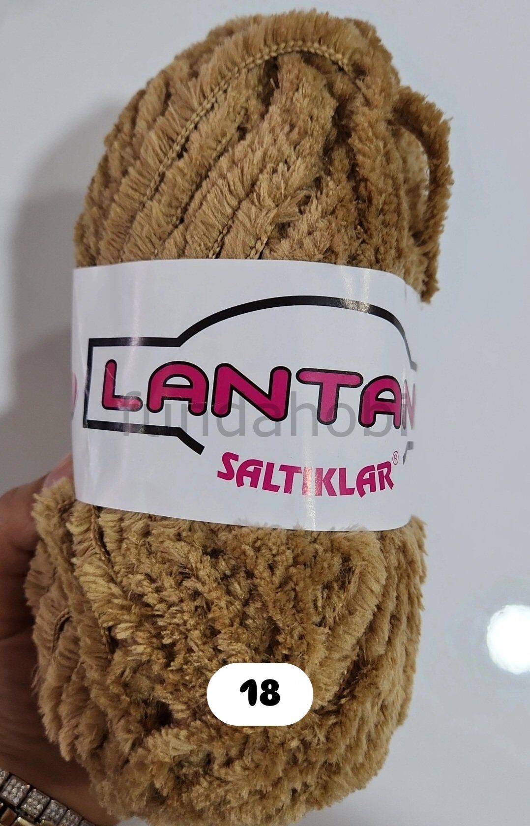 Saltıklar Lantana (Peluş İp) SütlüKahve-18