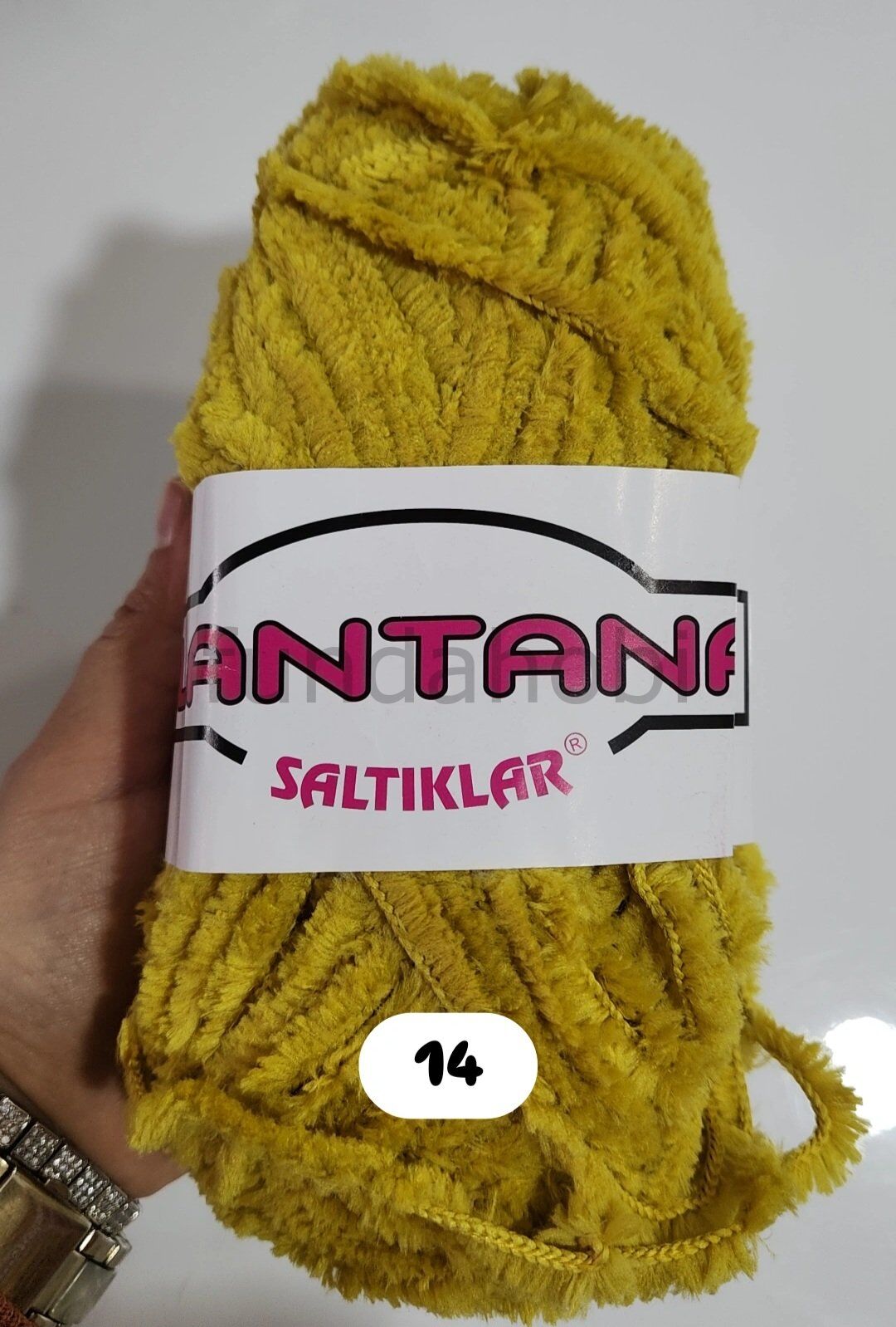Saltıklar Lantana (Peluş İp) Hardal-14