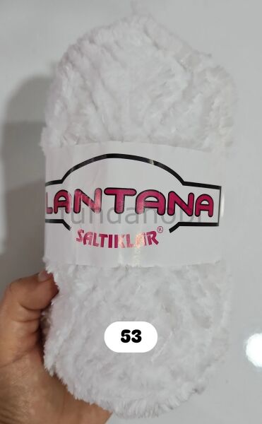 Saltıklar Lantana (Peluş İp) Beyaz-53