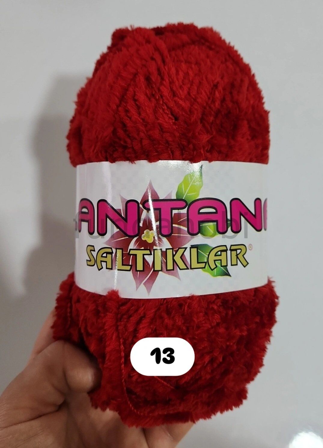 Saltıklar Lantana (Peluş İp) Kırmızı-13
