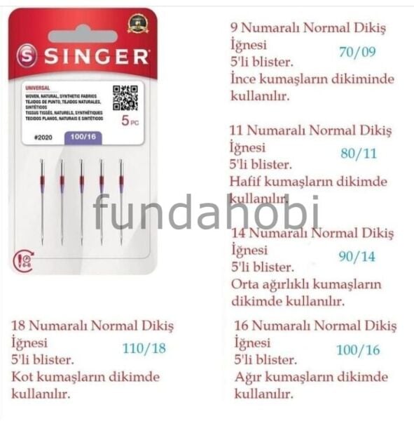 Singer Makine İğnesi