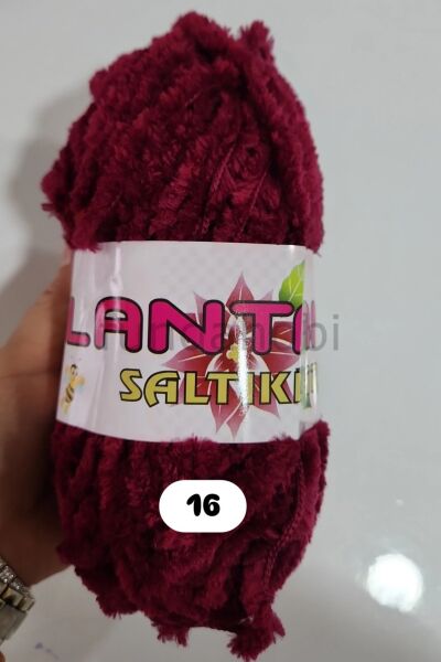 Saltıklar Lantana (Peluş İp) Bordo-16