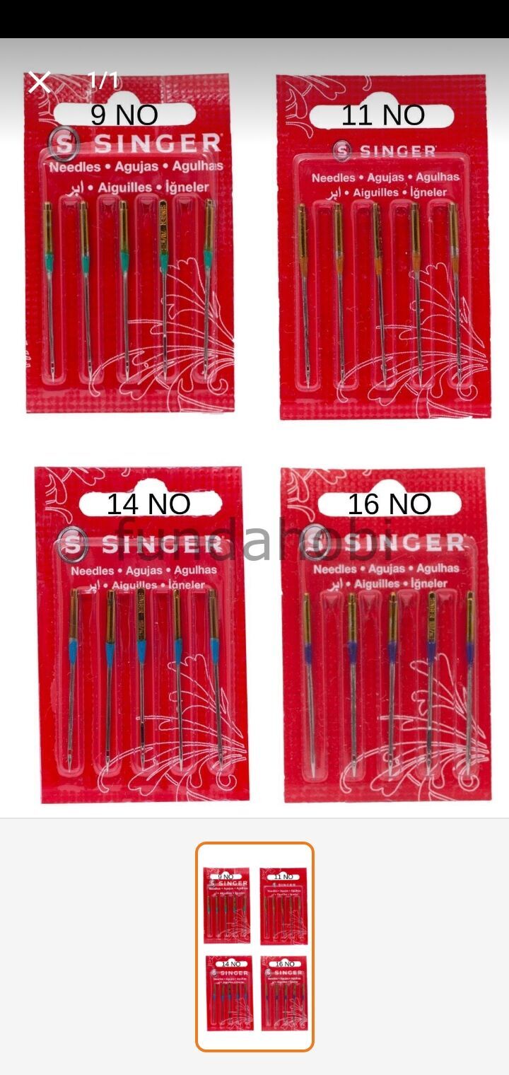 Singer Makine İğnesi 14 numara