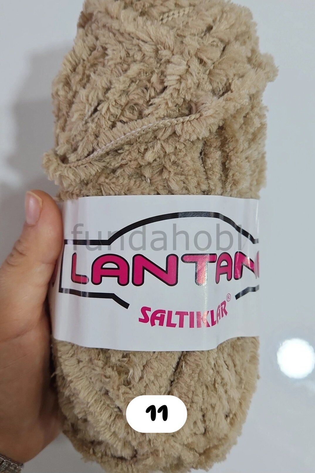 Saltıklar Lantana (Peluş İp) Bej-11