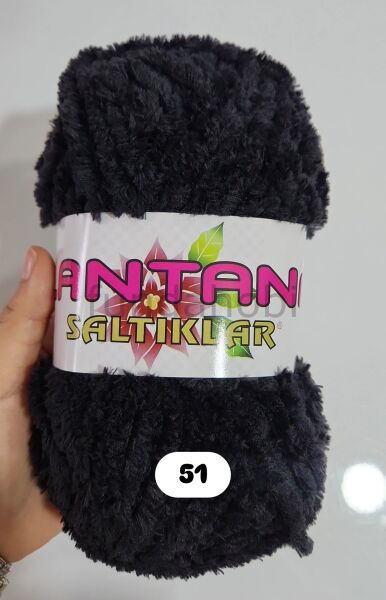 Saltıklar Lantana (Peluş İp) Siyah-51