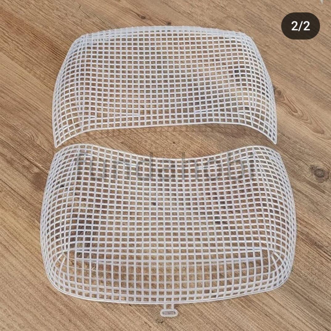 3D Plastik Çanta Kanvası -Beyaz