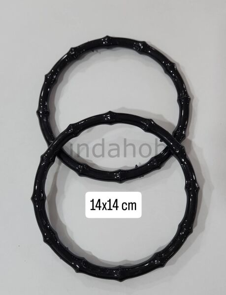 Akrilik Çanta Kulpları O Model SİYAH