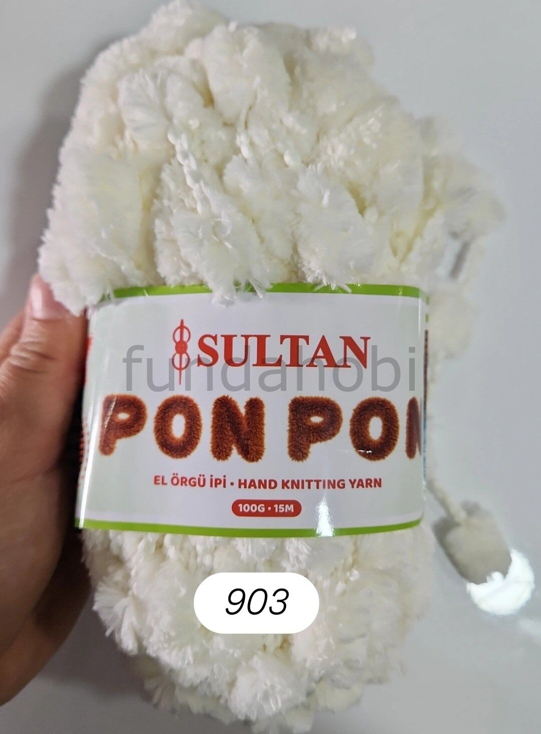 Sultan PonPon İp (Dut İp) 903 Krem