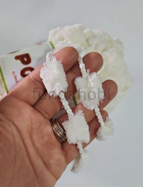 Sultan PonPon İp (Dut İp) 903 Krem