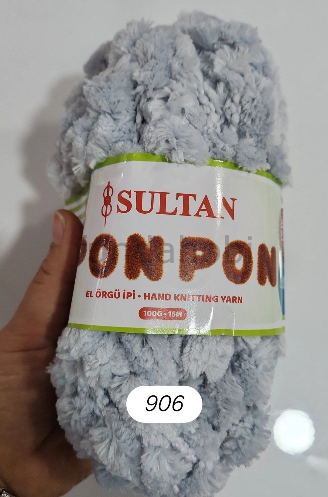 Sultan PonPon İp (Dut İp) 906 Gri