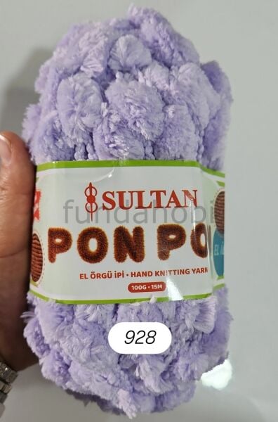 Sultan PonPon İp (Dut İp) 928 Lila